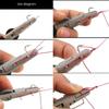 Manual Tool Fishing Hook Tier with Two Fishing Knot Tool Single and Double Hook Fishing Tier Tackle Accessory Knot Tying Tool