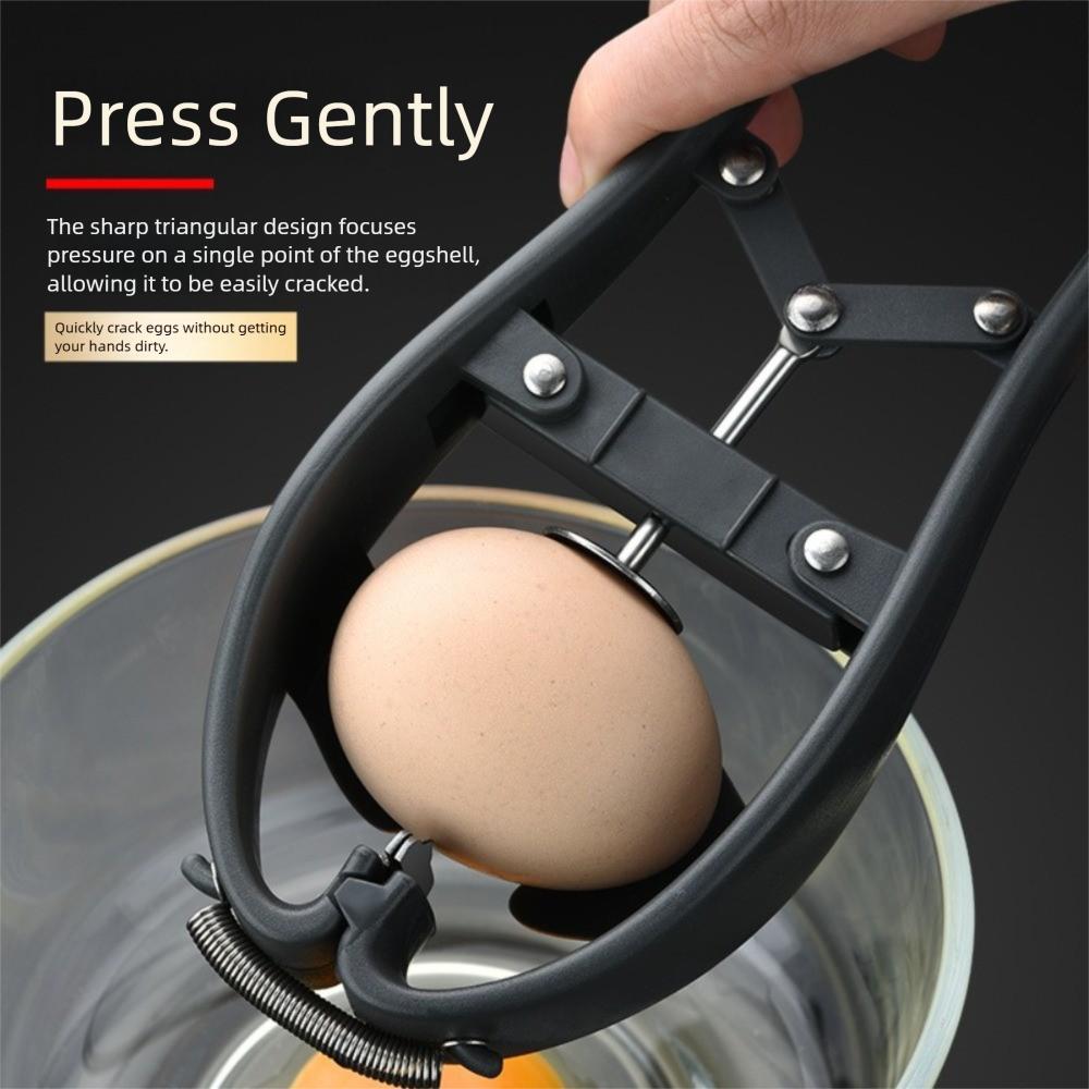 304 Stainless Steel Egg Opener Manual Egg Shell Cutter Effortless Egg Separator  Baking Tool
