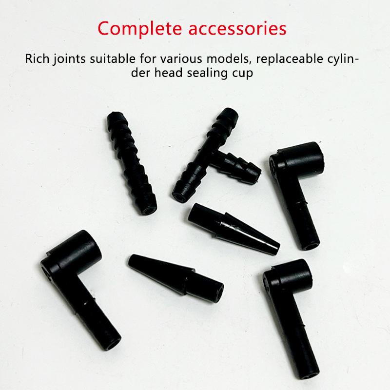 2 In 1 Manual Vacuum Pressure Pump Brake Fluid Drain Kit Vacuum Pistol Pump Tester Kit Portable Durable Vacuum Gauge