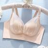 Hole cup breathable without steel ring adjustment bra cover gathered to prevent sagging can be large and small chest