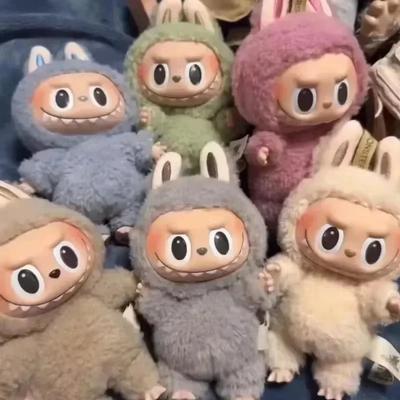 Popmart The Monsters 1:1 V1 Labubu HOT Συγκινητικός Μακαρόν Mokoko Φιγούρες Άνιμε Μπρελόκ Μαντέψτε Τυφλό Κουτί Διακόσμηση Kawaii Φιγούρα Άνιμε Παιχνίδια Κούκλα