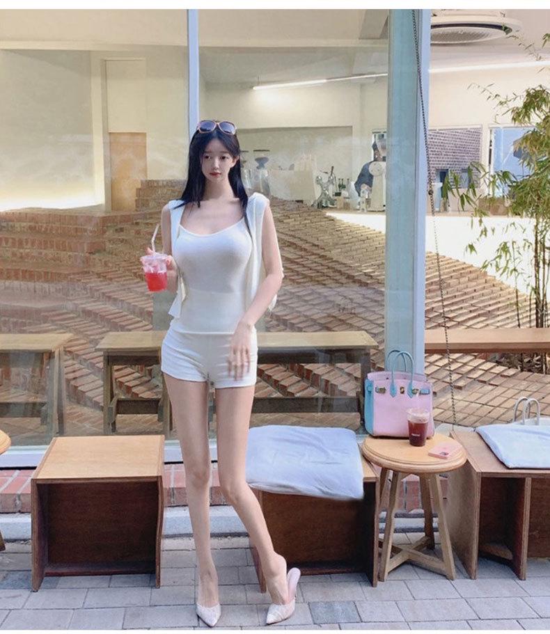 Korean Fashionista Feminine High-Waist Bodycon Casual Shorts