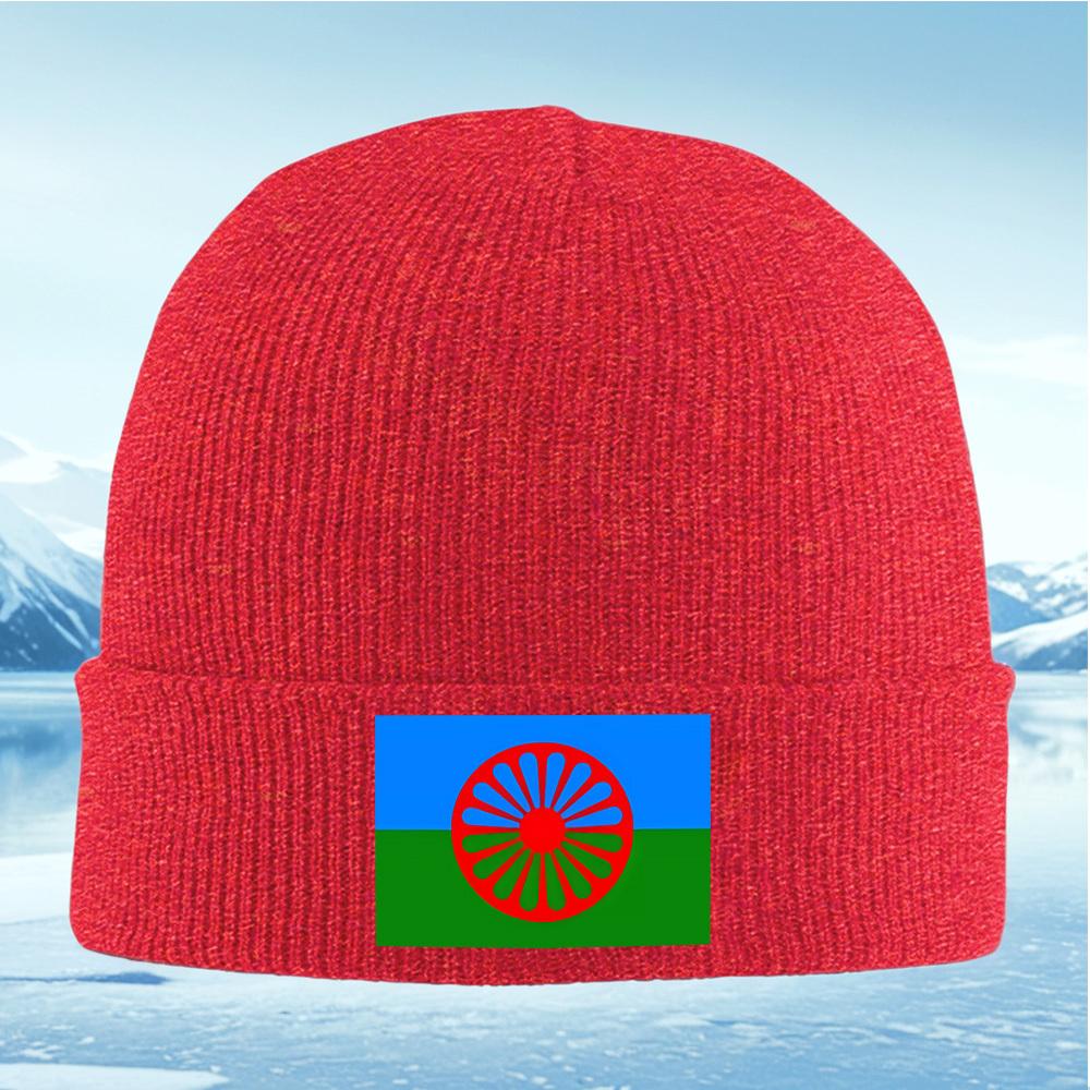 Wheel Central Sky Grass Emblem Men Women Unisex Knitted Hat Beanie Pullover Cap Winter Thermal Warm Christmas Outdoor Cycling Hi