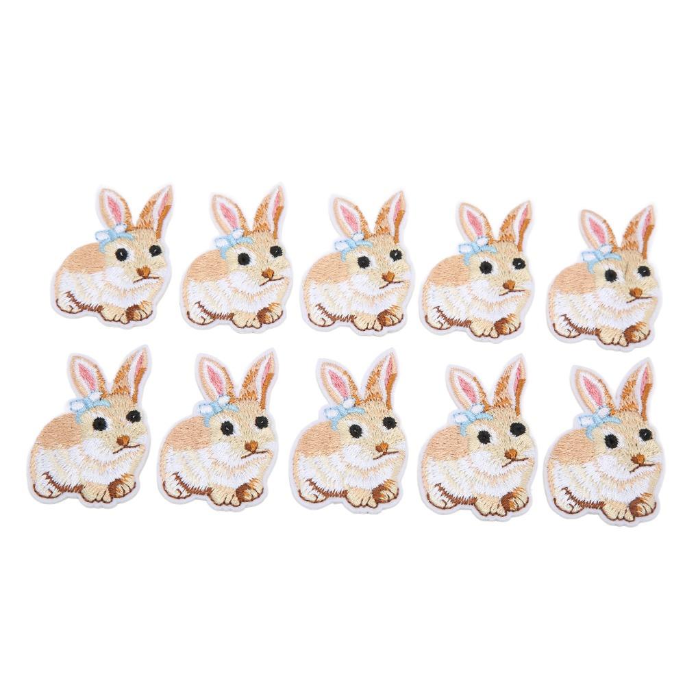 10pcs Embroidered Embroidered Patches Lightweight DIY Patches Durable Iron On Patches  Bag