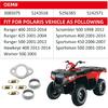 Auspuff Schalldämpfer Dichtung Dichtring Feder Überholsatz für Polaris 01-14 Sportsman 400 450 500 Ranger 400 425 500 Scrambler 500 Hawkeye 400 Worker 500