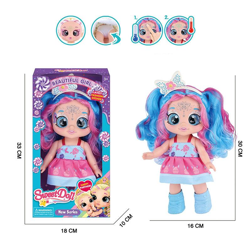 NEW Kendi Sweetheart Doll with Music Theme Song, Sensible Temperature Change, 5D Eye Doll Perfect Gift for Kids Birthday Festiva