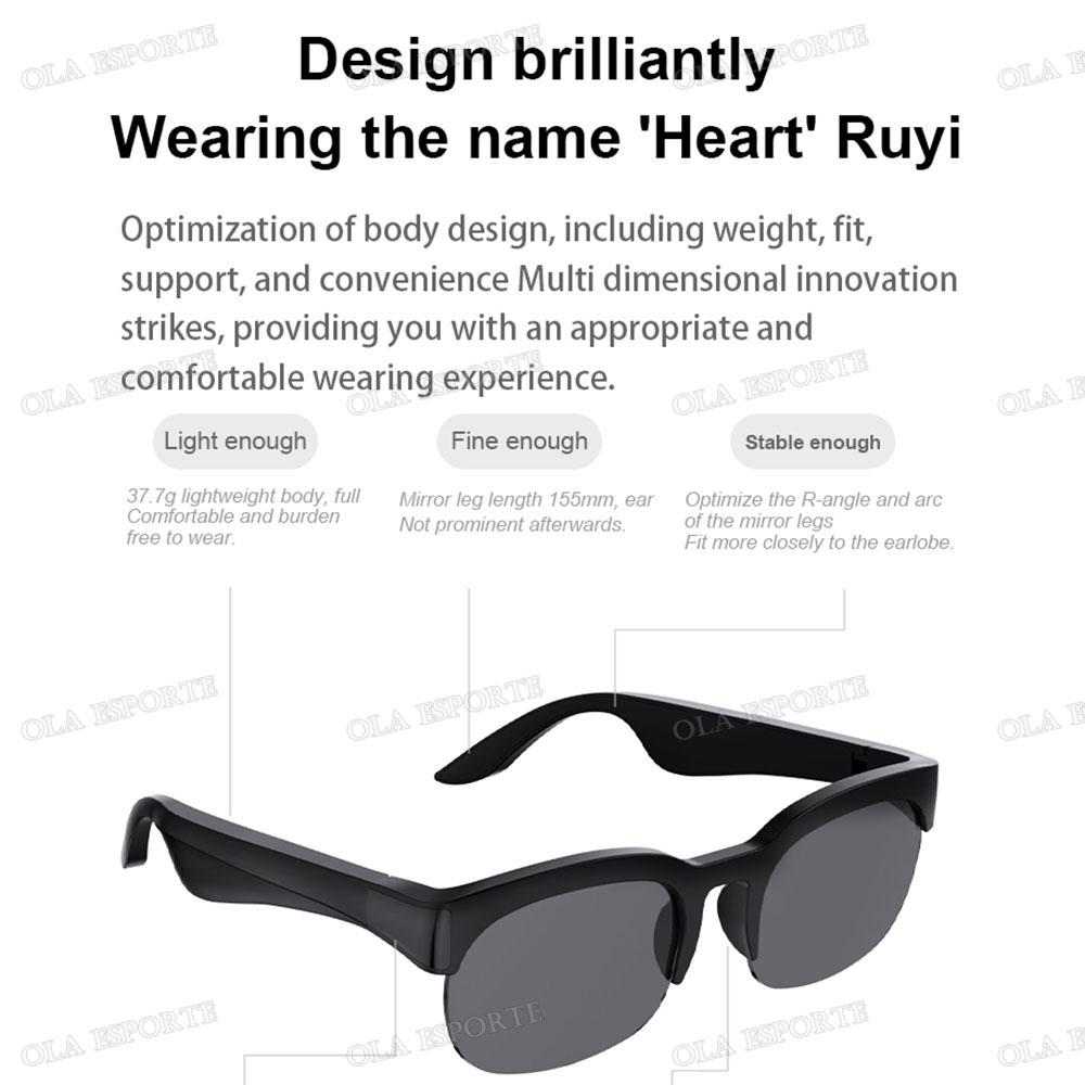 2026 Smart Glasses AI Voice Intelligent Bluetooth Call Music Playback Glasses Touch Headset UV Protection Sunglasses Man Women