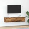 VidaXL TV Stands 2 Pcs Old Wood 60x31x25.5 Cm Engineered Wood, TV Bench, Hi-fi Cabinet, Entertainment Center, Buffet 861505