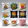 For Capybara Dont Worry Be Cappy Throw Pillow Case Sham Xcm Xcm Square Car Pillowcase Pad Cushion Cover