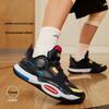 Li Ning Comfortable Daily Non-Slip Shock Absorbing Wear-Resistant Low-Top Basketball Shoes Kids sneakers Black YKBS060-3