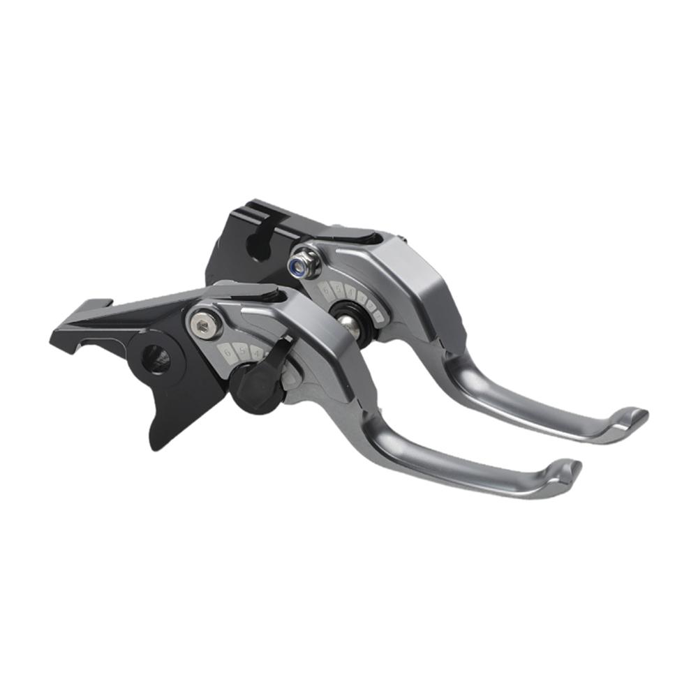 

For Yamaha Tenere 700 T700 T7 XTZ700 Tenere700 Motorcycle Accessories Two Finger Short Brake Clutch Levers Handle Brake Lever сірий колір