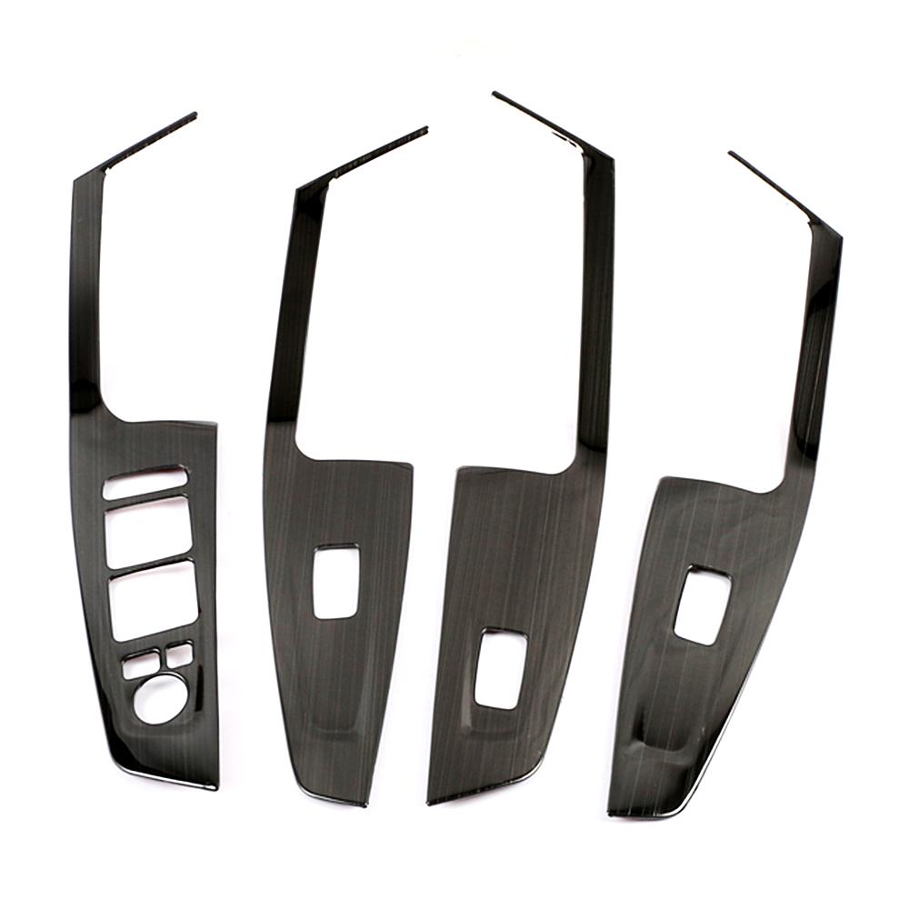 

Для Hyundai Creta IX25 2020 внутренняя дверь подлокотник стеклоподъемник кнопка переключения панели отделка нержавеющая сталь декоративная наклейка чёрный