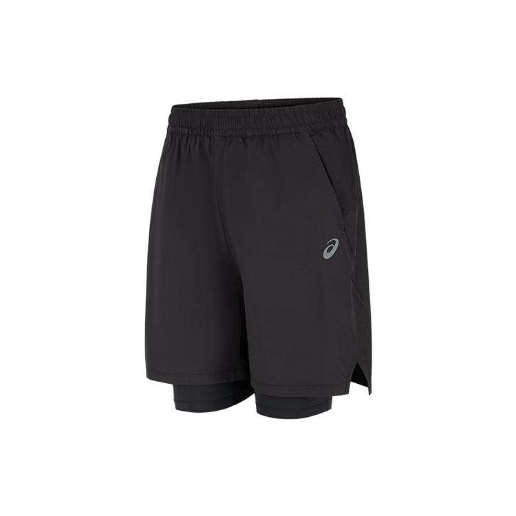Asics Sports Lifestyle Series Quick-Dry Two-In-One Shorts Men Shorts Black 2031F121-001
