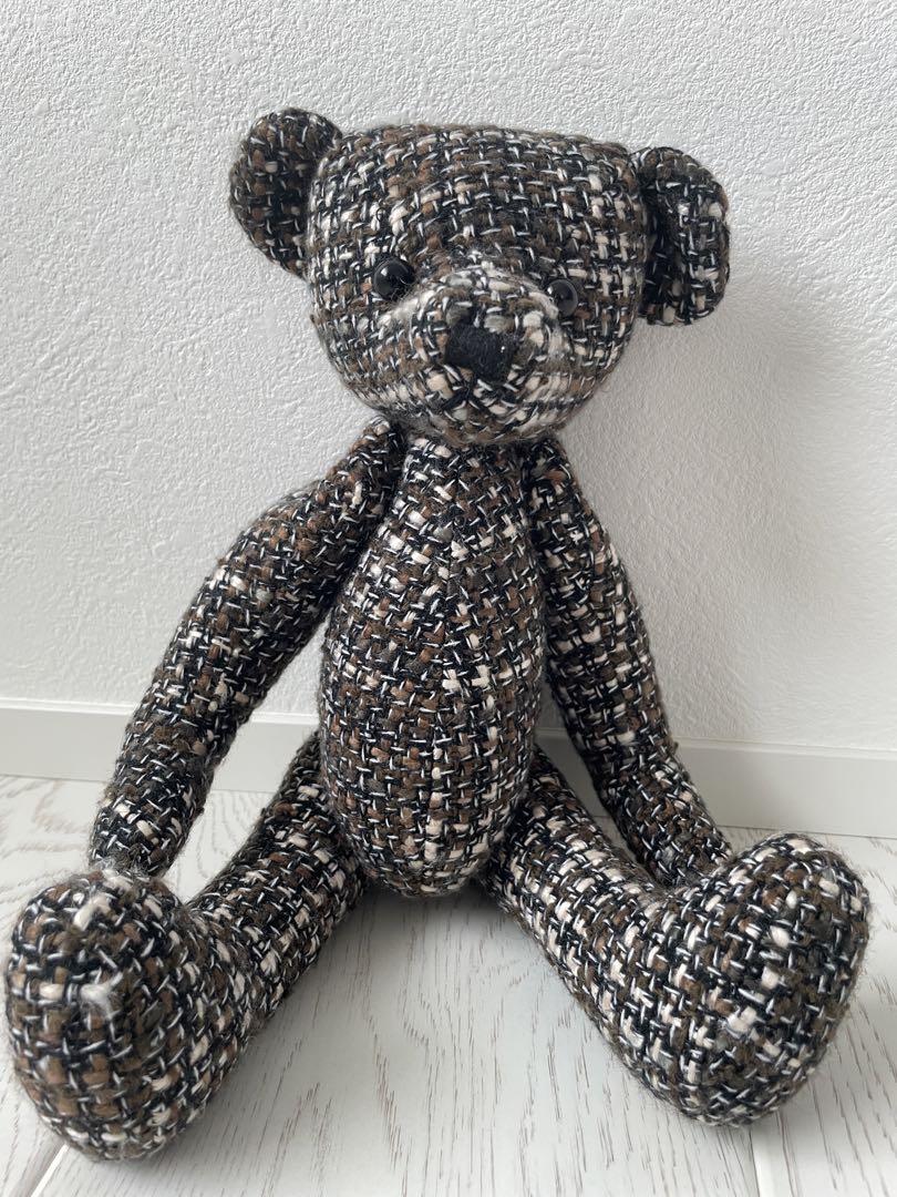 

[USED] Antique and stylish teddy bear plush toy