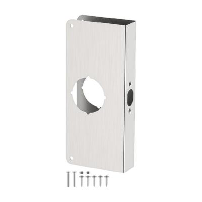 Single Bore Hole Door Lock Plate Door Lock Reinforcement Plate Door Repair Plate For Single Hole Applications Enduring