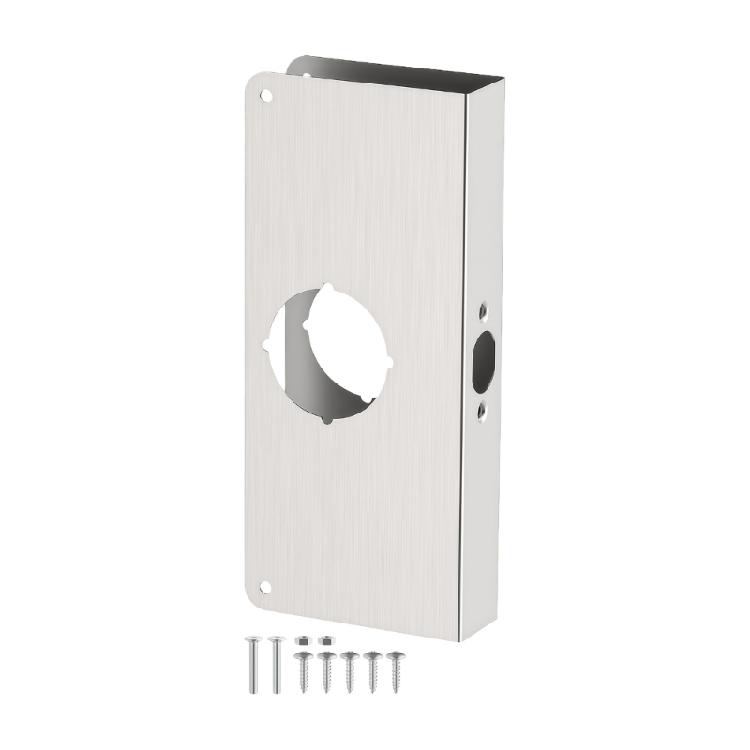 

Single Bore Hole Door Lock Plate Door Lock Reinforcement Plate Door Repair Plate For Single Hole Applications Enduring 1