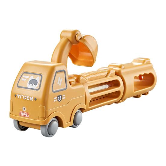 Pull-Back Water Shooter 6-10M Range Squirt Toys with Moving Wheels Exciting Outdoor Water Toy for Kids
