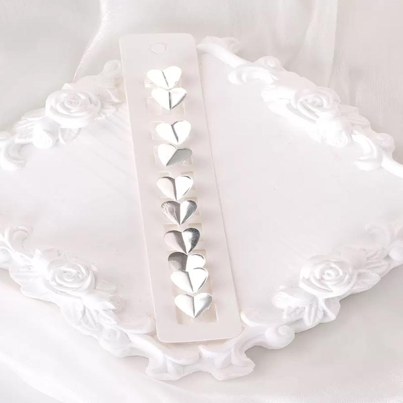 10 Stück Damen Kopfschmuck DIY Zubehör Mode Damen Goldener Stern Haarspange Hochzeitsgeschenk Haarzopfwerkzeuge