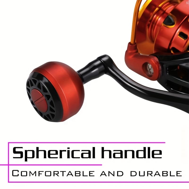 Metal Wire Cup Spinning Wheel CNC Rocker Arm Salamander Bearing Freshwater Seawater Fishing Wheel Ultra-long-distance Casting Spherical Micro-objects