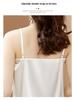 2026 Women's Silk Satin Camisole: Elegant Back Design, Stylish Base Layer or Outerwear, Sexy Top