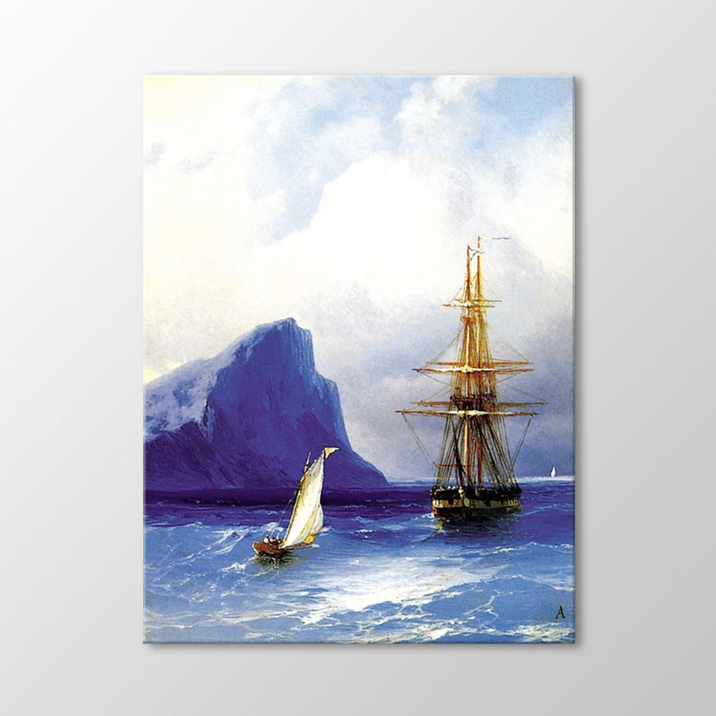 

Картина парусника приближается к русскому кораблю