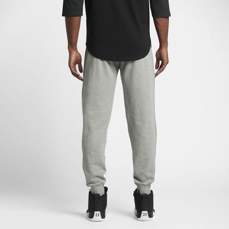 Jordan Air Knitted Sweatpants Men's Gray Moderate Straight Fit Pants 822661-063