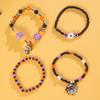 Bat Halloween Bracelet Ghost Spider Multilayer Bracelet Elastic Pumpkin Pendant Bracelets  Gifts