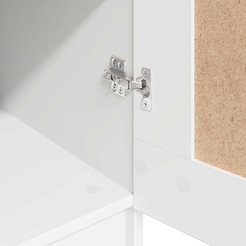 Wardrobe White 82.5 x 51.5 x 180 cm Engineered Wood