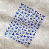 3D Blue Green Butterfly Nail Art Stickers Nail Art Decoration Diy Self-Adhesive Nail Sticker Nail Art Supply Manicure Tool
