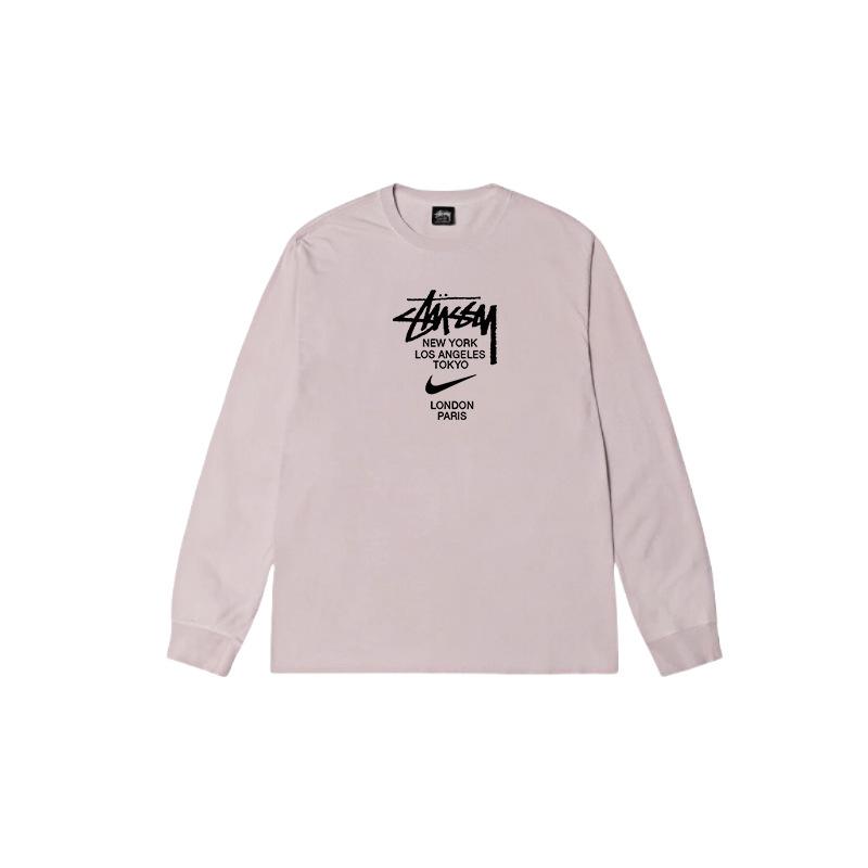 STU SS25 dice printing long-sleeved t-shirt for men and women of the same style, spot classic