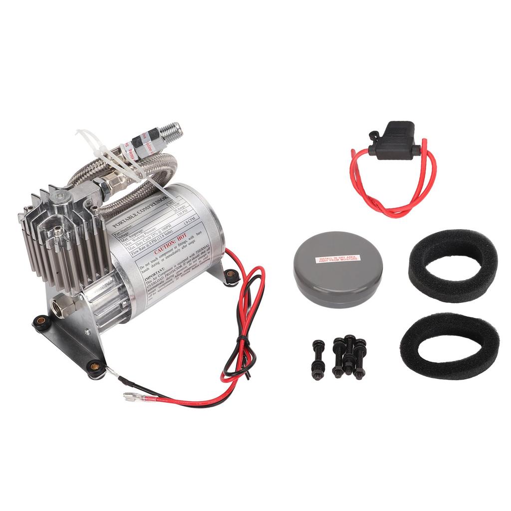 Heavy Duty Air Compressor Heavy Duty Air Compressor 20A 150 PSI Metal NPT1/4 Thread for 12V Vehicles Yacht Boats