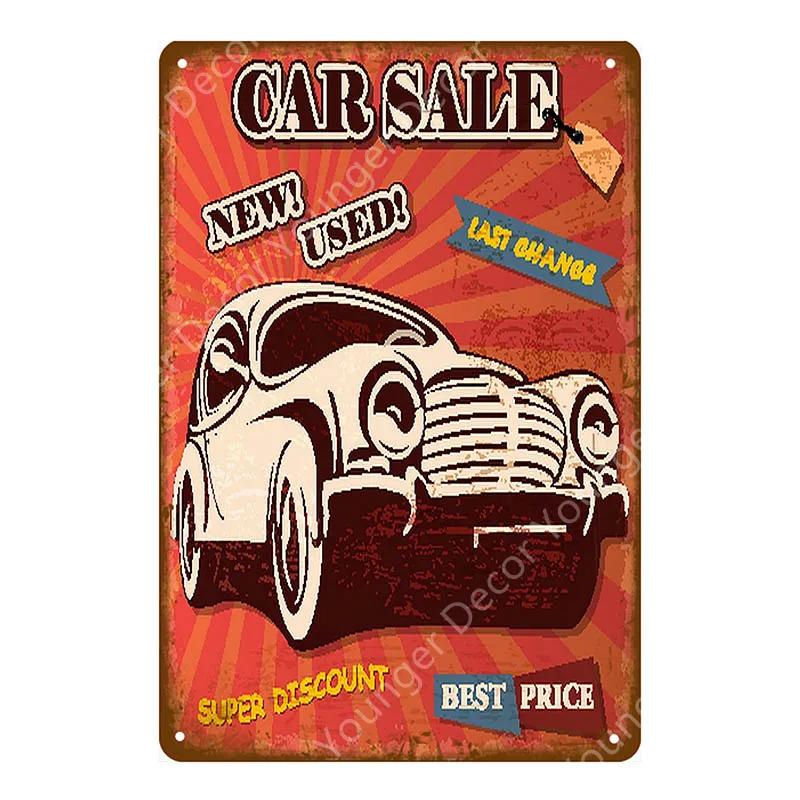 Amerikanischer Oldtimer Truck Vintage Poster Metallschilder Blechplakette Für Pub Bar Club Garage Heimdekor Wandkunst Malerei YJ123