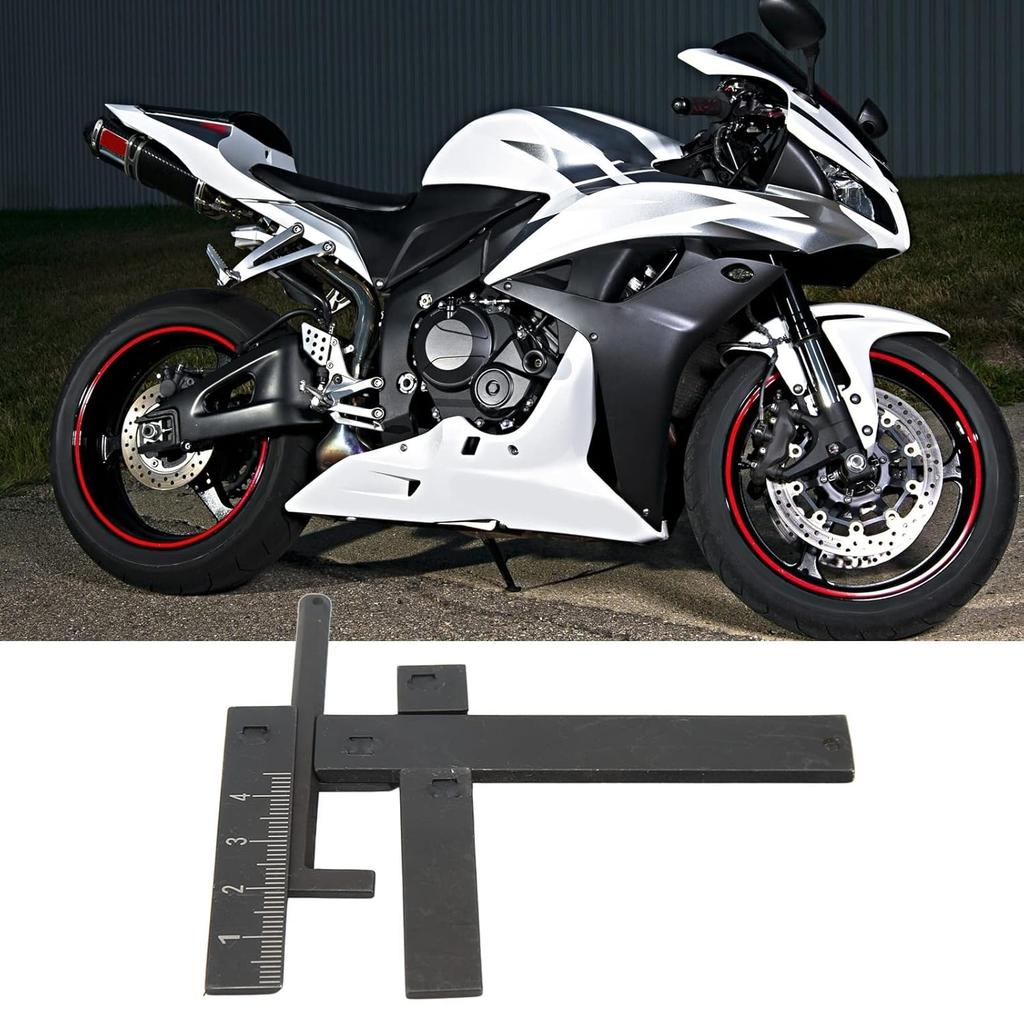 Carburetor Carb Float Level Gauge Motorcycle Tool, 0‑40mm Adjustable Metric Display Carburetor Float Level Gauge for Most Motorbikes