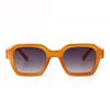 STORY Retro Trendy Orange Square Sunglasses Women Men  Fashion Transparent Green Frame Rectangle Sun Glasses Female Shades
