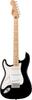 Squier by Fender Squier Electric Guitar Squier Maple White Black Soft Case Included Sonic™ Stratocaster® Left-Handed, Fingerboard, Pickguard,