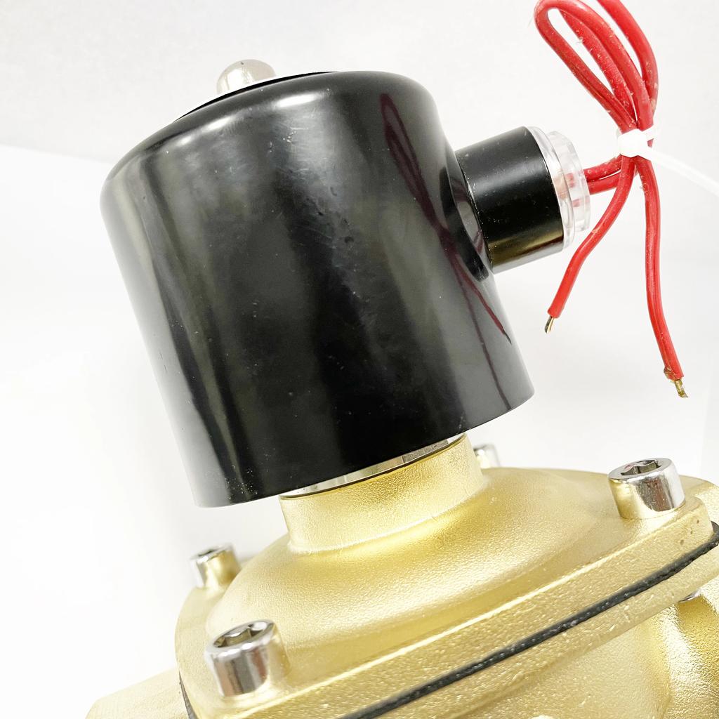 Electric Brass Solenoid Valve 1/4" 3/8" 1/2" 3/4" 1" 2" Normally Closed Normally Open Valve for Water Oil Air 12V 24V 220V 110V