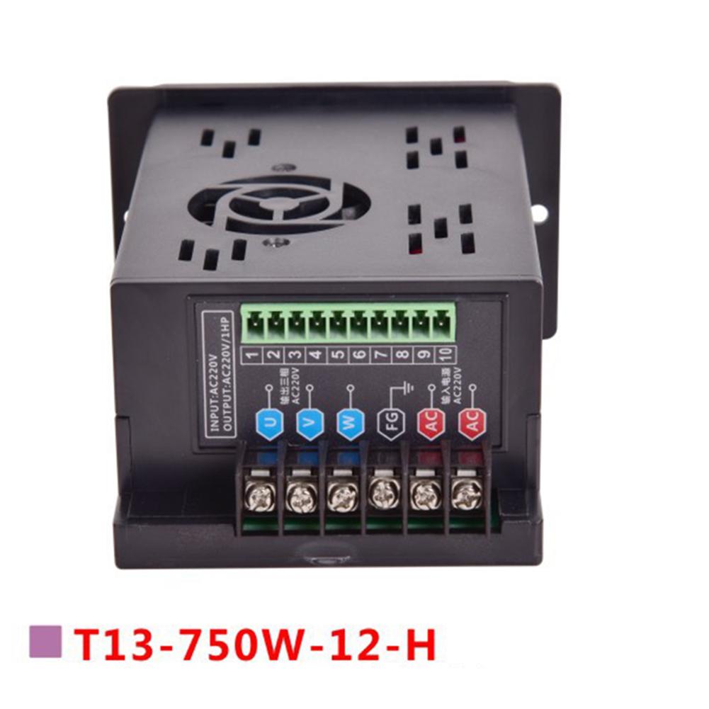 1pc 750W VFD Frequency Converter Inverter Drive AC220V 1-Phase Input 3-Phase Output For Electrical Equipment