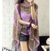 Breathable Beach Shawl Luxury Bikini Cover Tops New Chiffon Blouse  Summer