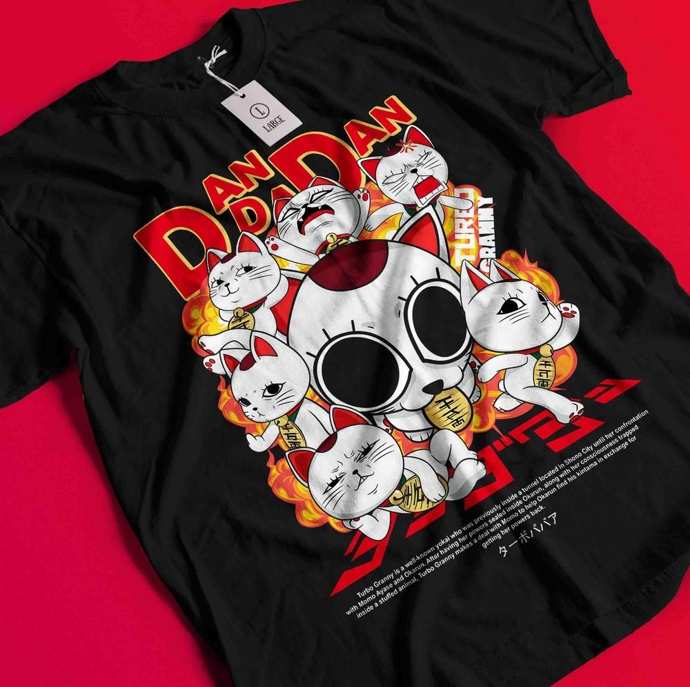 

Dan Da Dan T-Shirt Okarun Shirt Momo Ayase Tshirt Ken Tee Turbo Jin Aira Seiko BB1257 4XL