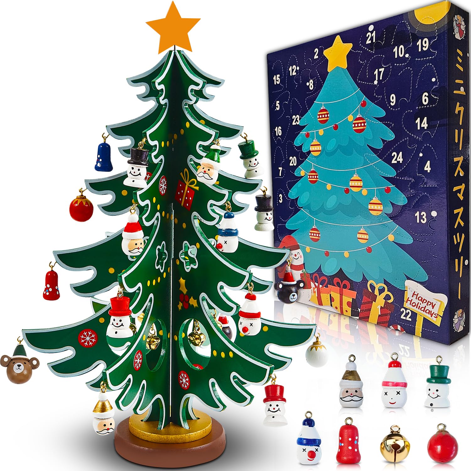

Обратный отсчет до Рождества 2025 Адвент Мини Деревянная Настольная Рождественская Елка Рождество Рождественский Подарок Календарь, Украшение, Подарок, Украшение, Украшение,