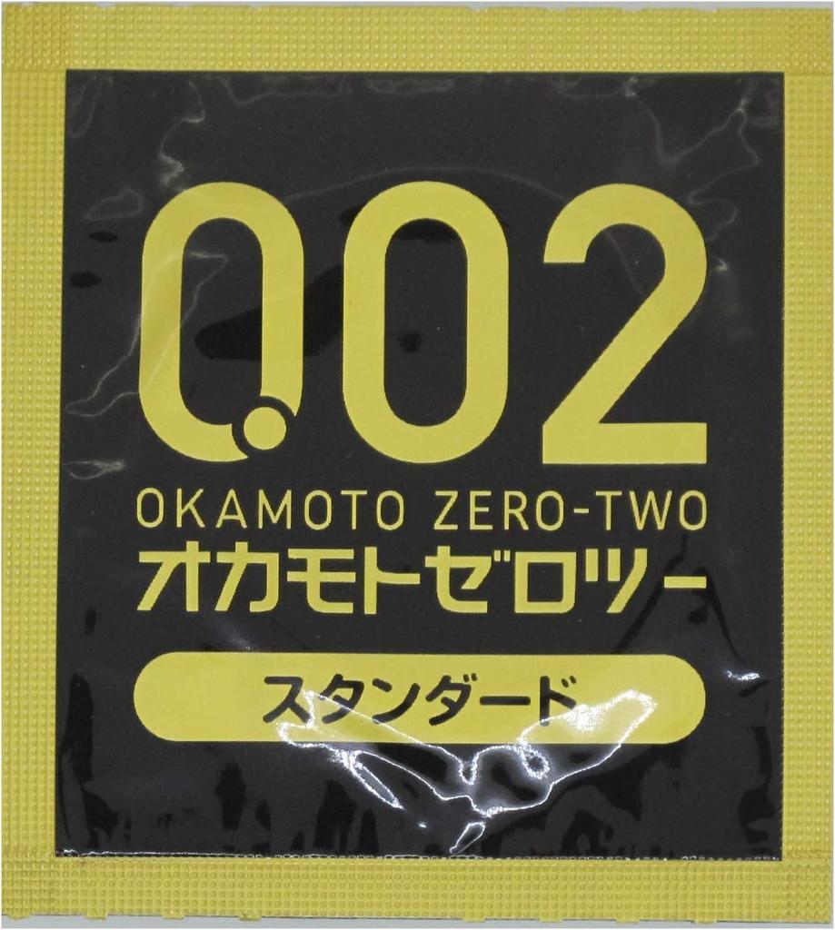 Okamoto Condoms Okamoto Condoms Zero Zero Two EX Standard 6 pieces with stick lotion 0.02 (2 boxes)