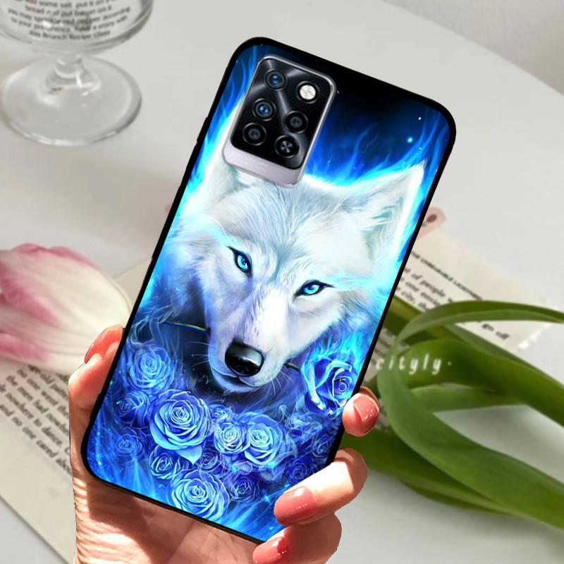 For Infinix Note 10 Plus Case Black Soft silicone TPU Back Cover For Infinix Note10 Pro NFC Phone Case Note 10 Pro Plus Bumper