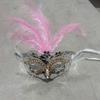 Light Up LED Glowing Mask Party Supplies Venice Masquerade Masks Feather Butterfly Mask  Women