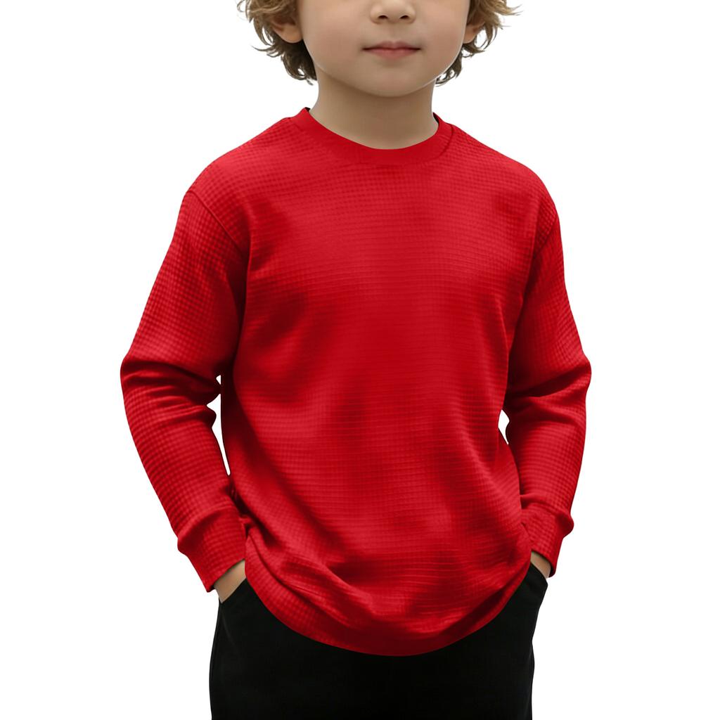 Children's Printed Long Sleeve O-Neck Top Daily Casual T-shirt