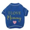 Dog Clothes Pet Apparel - Round Neck Ribbed Elastic Thin Cotton T-shirt in Stock