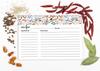 Inkdotpot Recipe Card 6x4 inch Single-Sided Recipe Design Cards Baking Recipe Cards Wedding-Bridal Shower-Baby Shower- Pack of