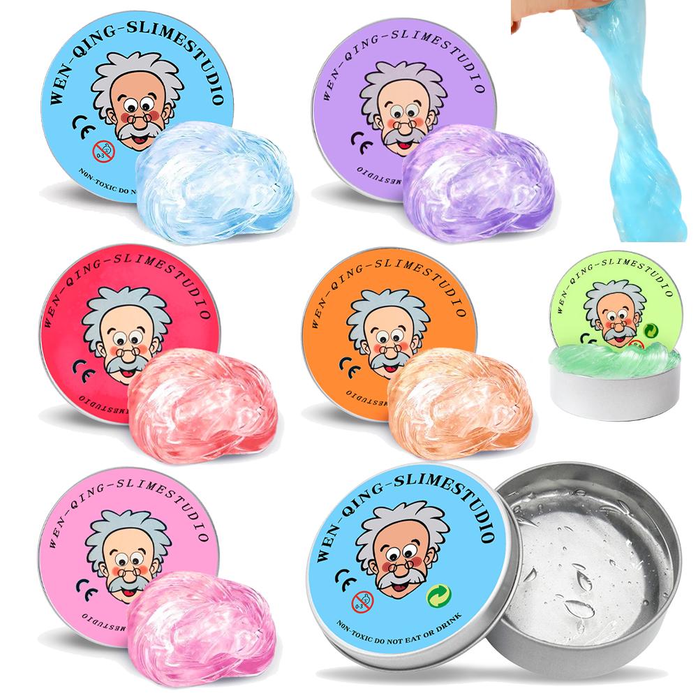 Reusable Slime Putty Liquid Crystal Bouncy Slime Toy Safe NonToxic Stress Relief Slime, DIY Creative Fidget Toy for Anxiety