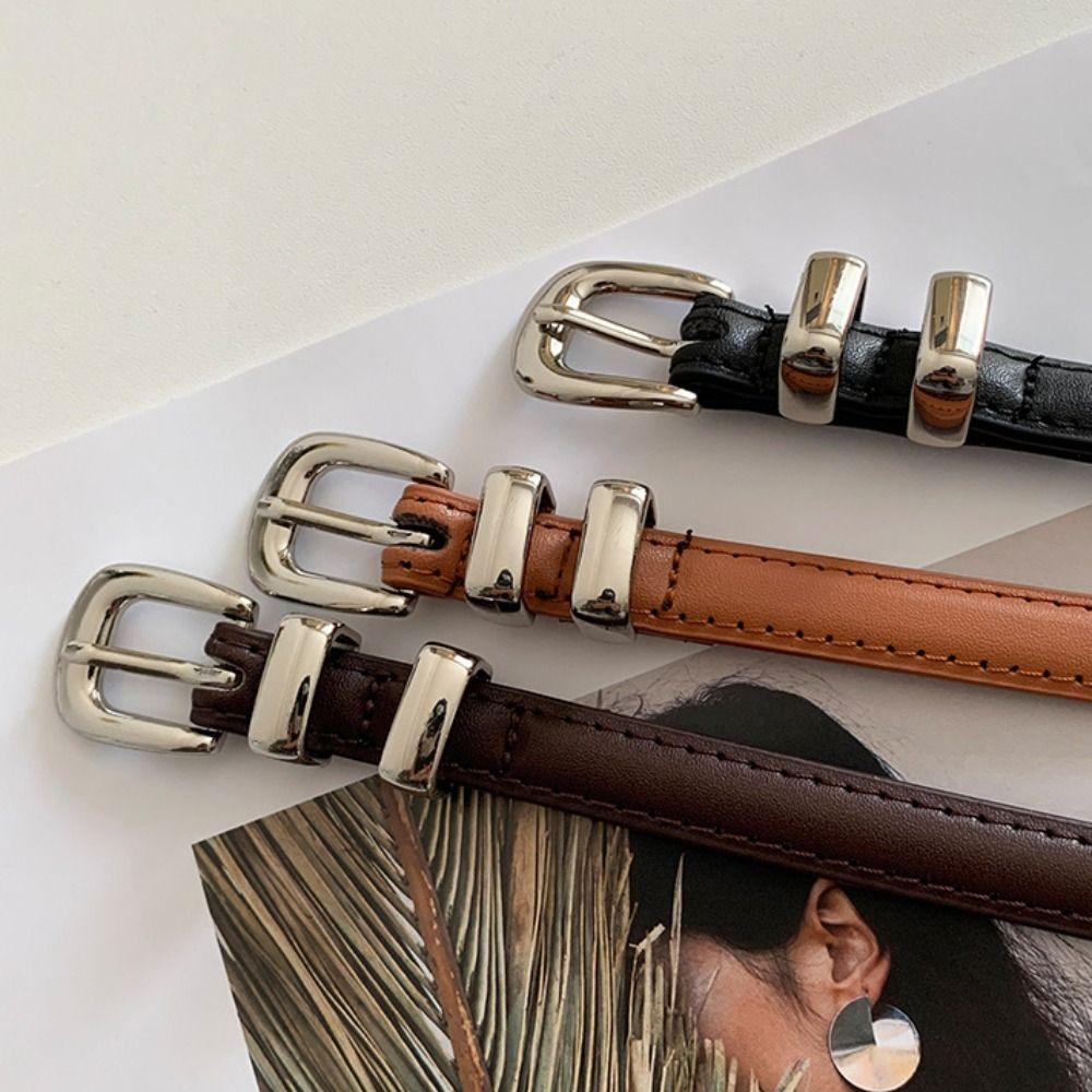 Adjustable Women's Belt Korean Style Jeans Waist Band Fashion Y2k Waist Belt  Trouser Decoration