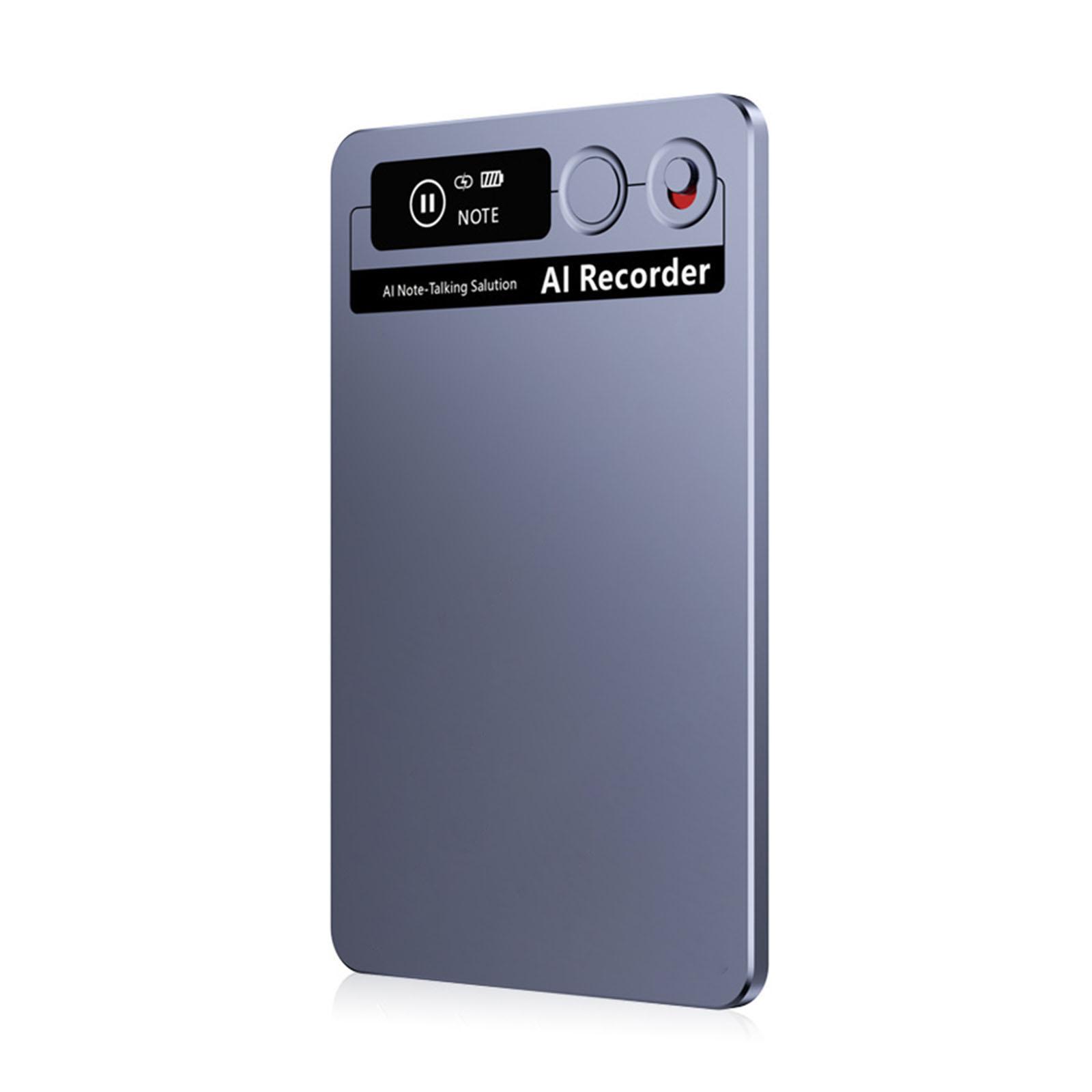

AI Voice Recorder with Real-Time Transcription & Translation Audio Recording Device App Control for Lectures Meetings Interviews