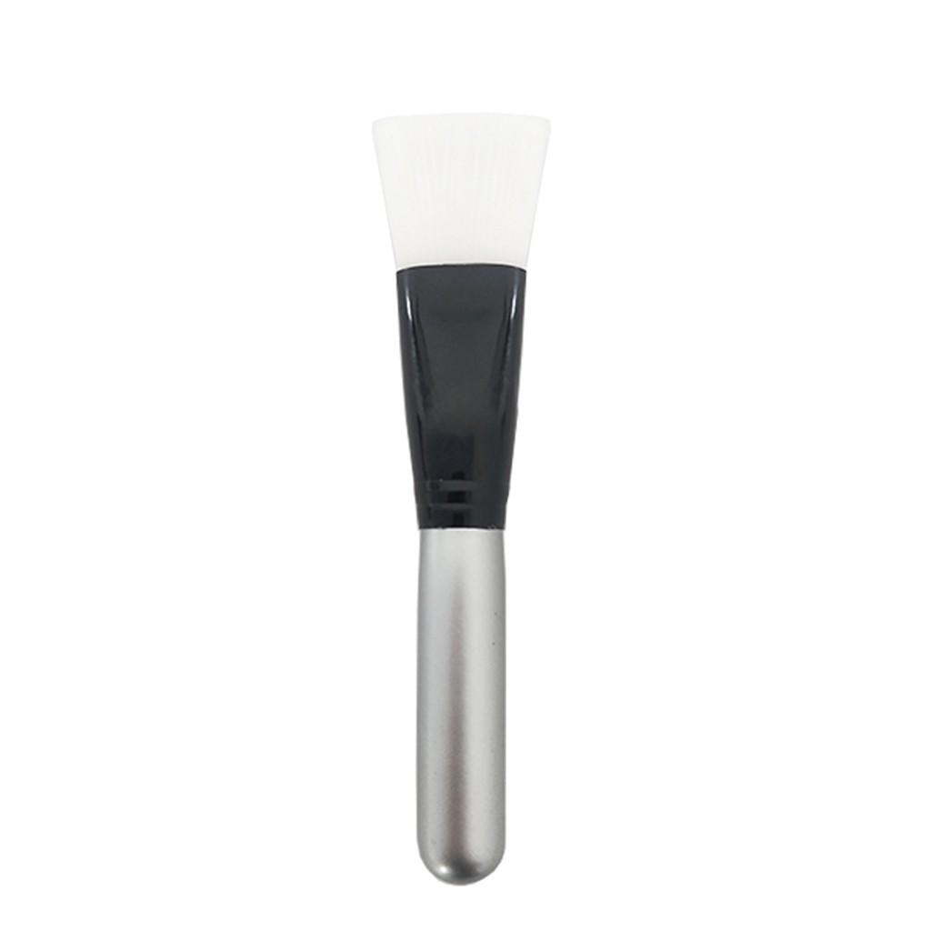 Mask Brush Flat Head Foundation Brush Soft Hair Makeup Tool белый